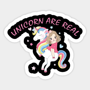 Unicorn Are Real Funny Motivational Sticker